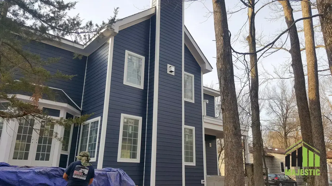 Hardy panel siding in Colonia, New Jersey
