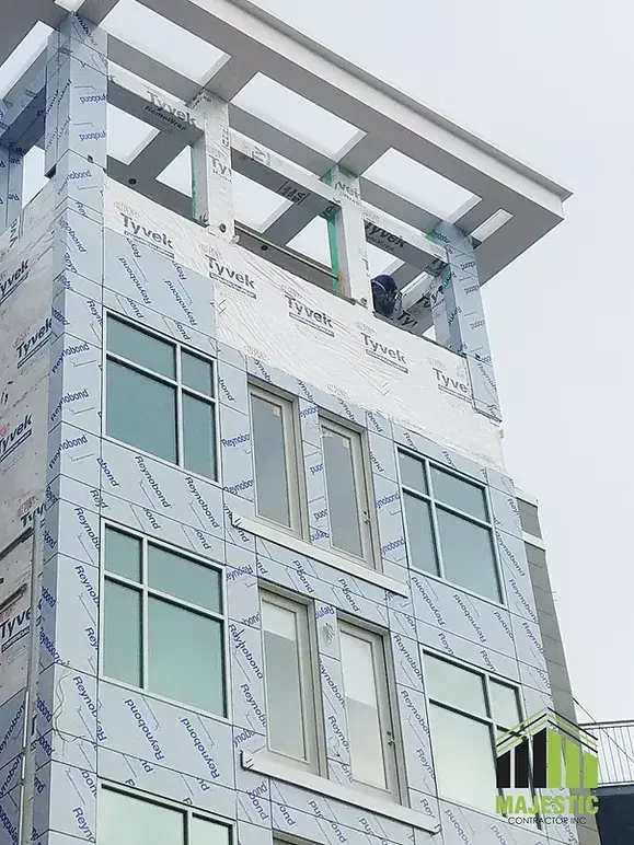 ACM panel exterior in Colonia, New Jersey