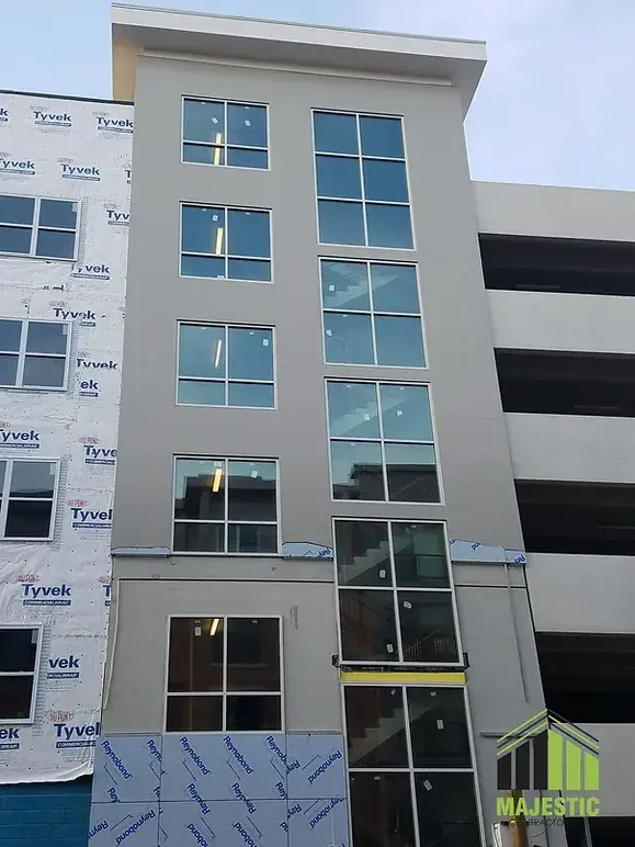 Modern ACM panel exterior in Colonia, New Jersey