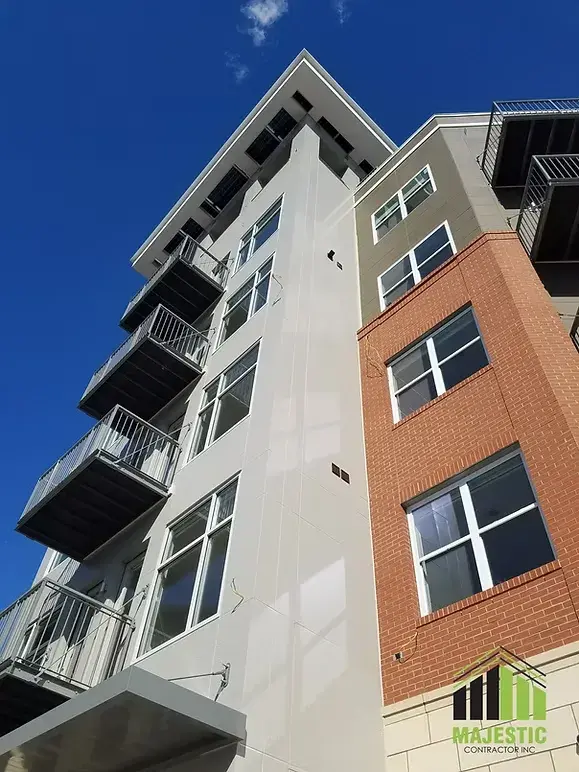 Aluminum composite facade in Colonia, New Jersey