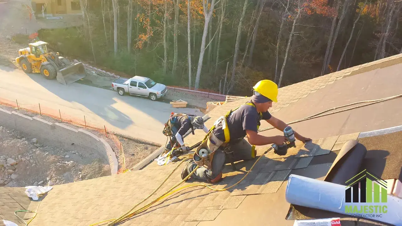 Completed roof replacement in Hillside, New Jersey